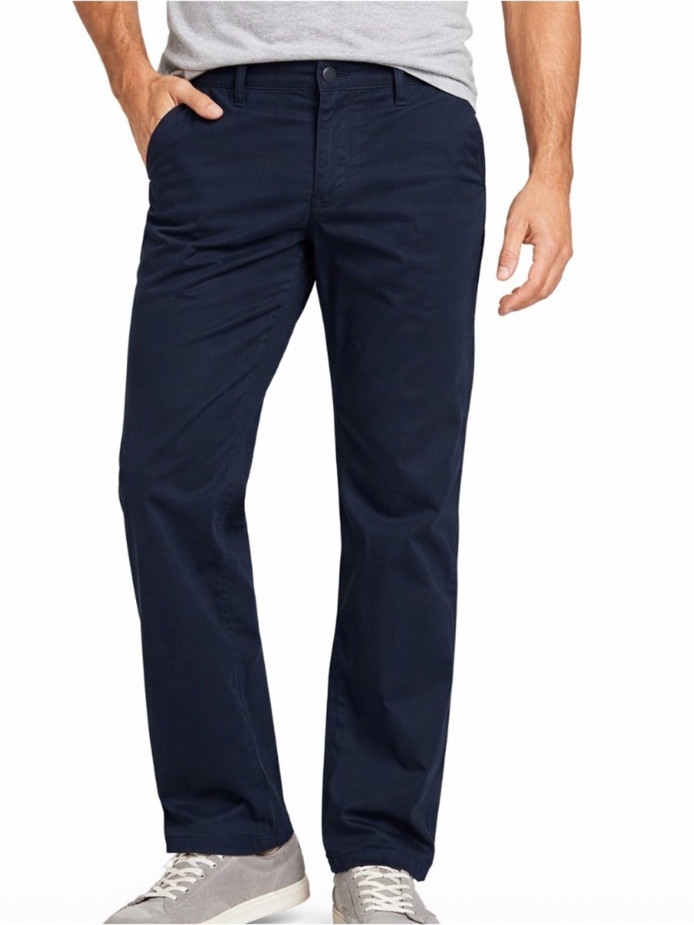 Bonobos Chino Pants Men's Straight Leg Flat Front Blue SZ 36"X32" The Monday